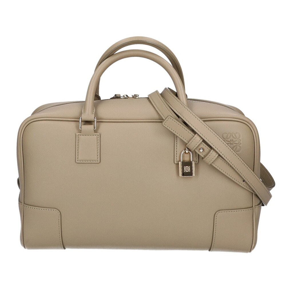 LOEWE (Loewe) Excellent Condition A039N08X01 Napa Calf Embossed Anagram Amazo...